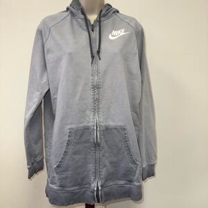 Nike (Large) Mens Zip Up Hooded Jacket Vintage (Red Tag)